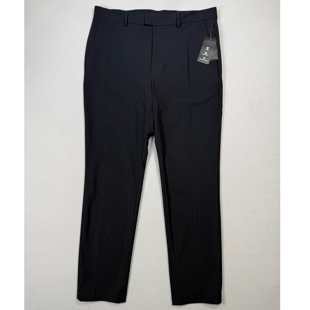 Alfani Men's Classic-Fit Solid Stretch Suit Pants black 34X32 $75